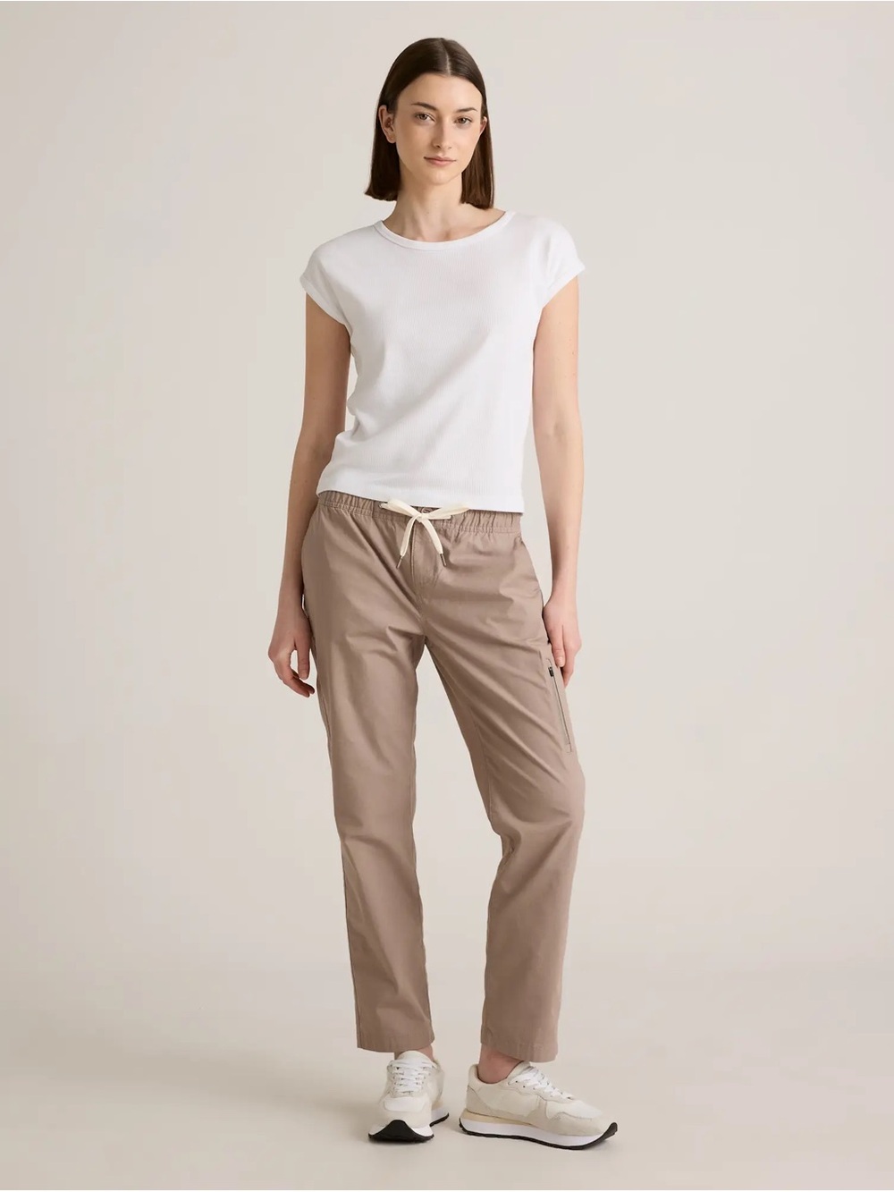 Quince NWT Drawstring Utility Pants - Taupe - Picture 2 of 4
